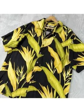 Tommy Bahama | Shirts | Tommy Bahama 0 Silk Hawaiian Shirt Mens Xl ...